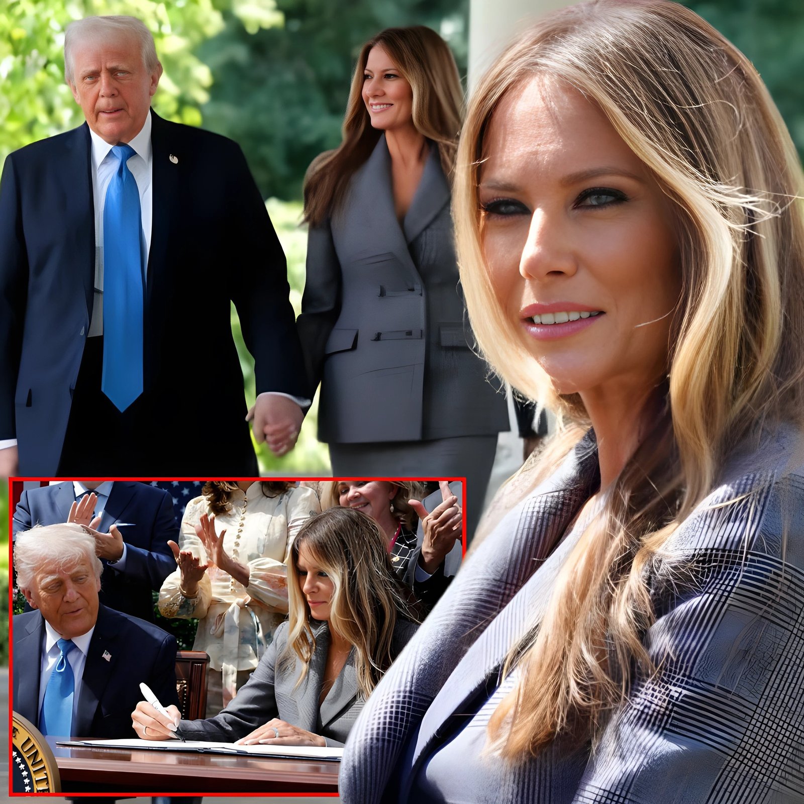 Fashion Notes: Melania Trump Is All Business in Prada Suit, Python Pumps