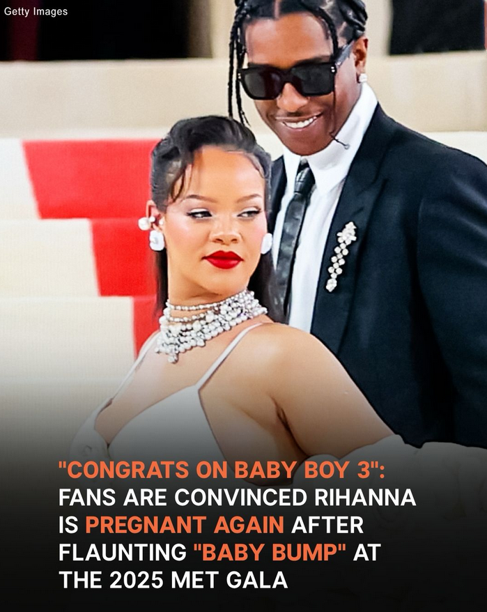 ‘Hope It’s a Girl’: Fans React After Rihanna Shows off Her Baby Bump at the 2025 Met Gala – Photos