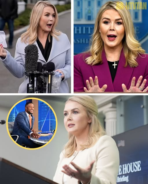 Karoline Leavitt Stuns Viewers and Wins Over the Internet in Fiery Exchange with Michael Strahan—The Unexpected Moment That Sparked a Viral Nickname and Melted Hearts Across America