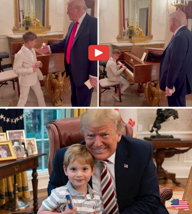 Ivanka Trump Shares Sweet Video of Son Theo Playing Piano for Grandfather President Trump at the White House