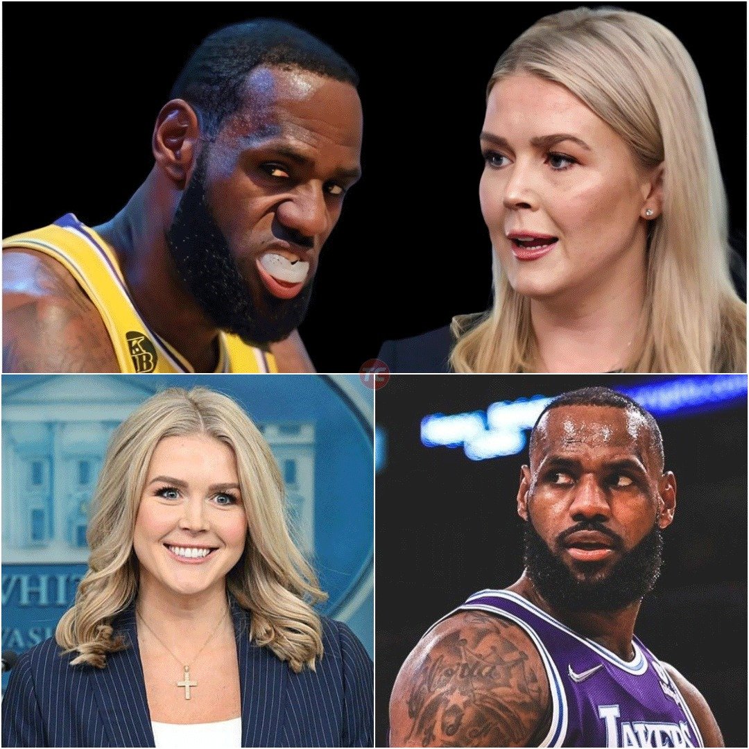 Karoline Leavitt’s 17-Word Response to LeBron James Leaves America Stunned — The Backlash Is Explosive