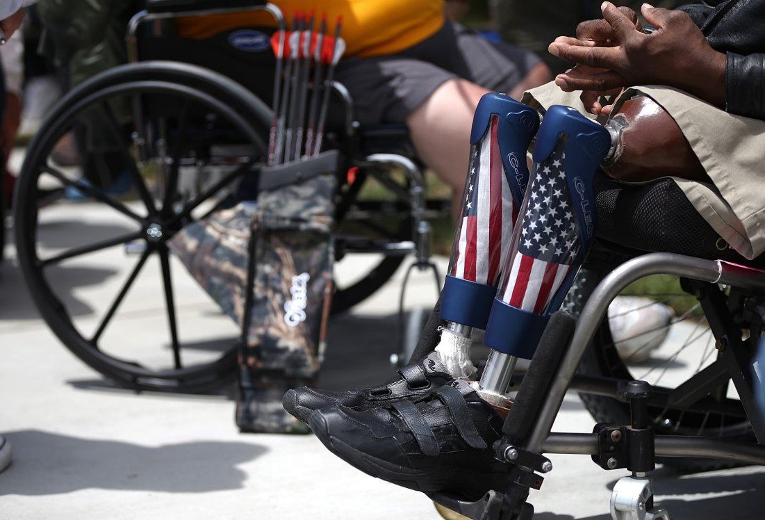 A double amputee and Iraq veteran is urging lawmakers to abolish the ‘wounded veterans tax.’
