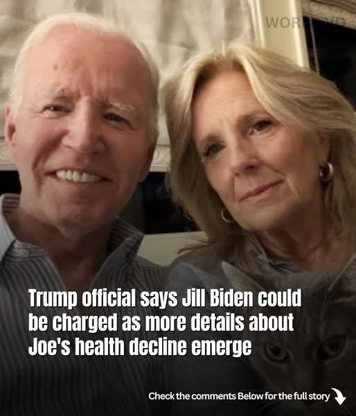 Trump Official Says Jill Biden Could Be Charged with ‘Elder Abuse’ as More Scathing Details About Joe’s Health Decline Emerge