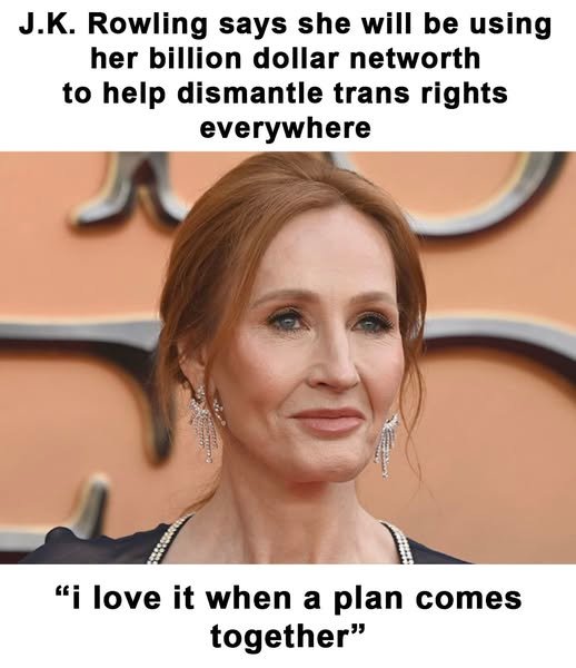 Home Blog J.K. Rowling commits her wealth to dismantling trans rights