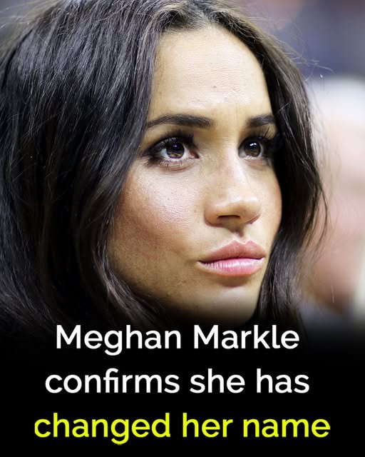 Meghan Markle shares that she has changed her notable surname.