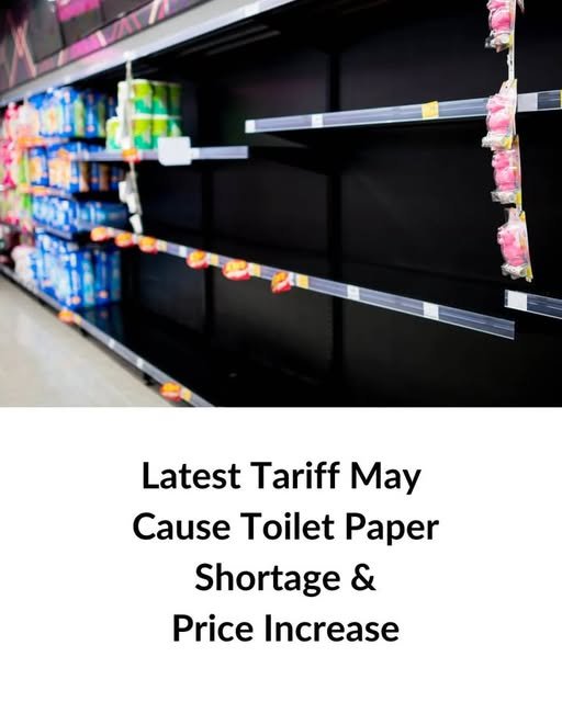 Toilet Paper Supply at Risk Due to New Tariffs