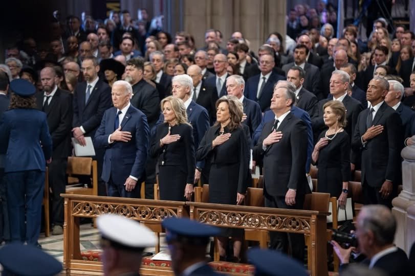 Kamala Harris Posts Photo from Carter Funeral, Internet Erupts Over Subtle Detail