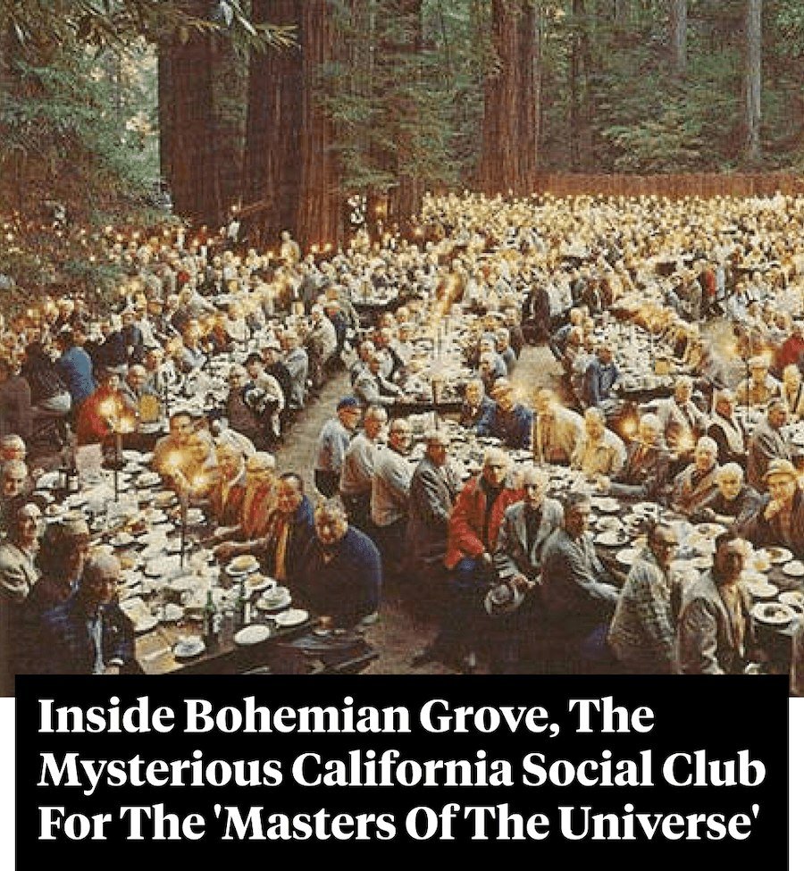 The Little-Known History Of Bohemian Grove, The Summer Camp For The âMasters Of The Universeâ