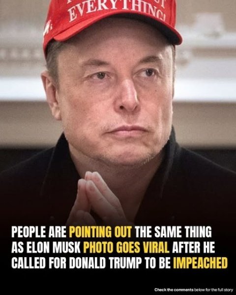 Elon Musk’s Viral Photo Sparks Speculation Over What He Was Actually Doing During Cabinet Meeting
