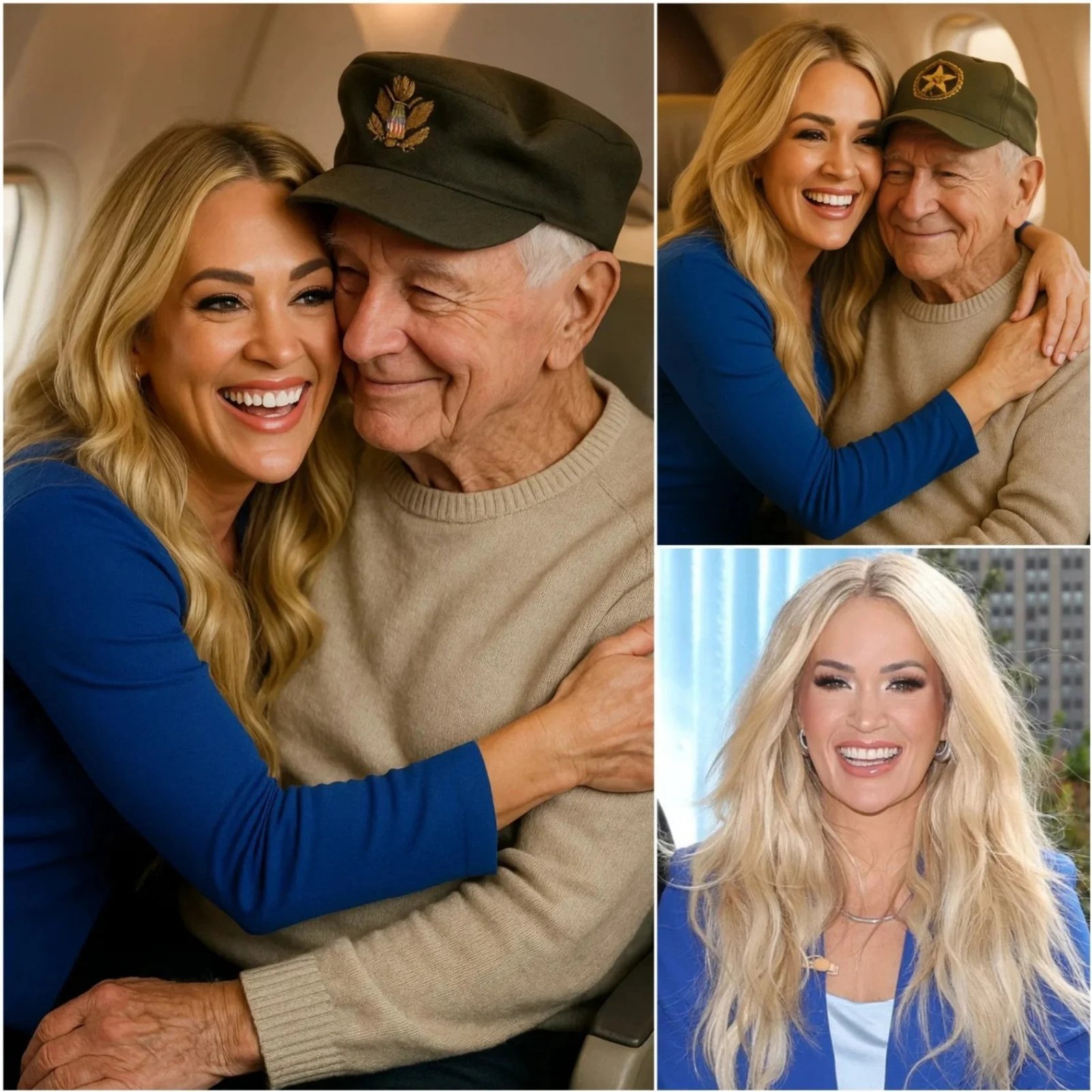 BREAKING NEWS: Carrie Underwood Gave Up Her First-Class Seat to a Veteran as a Tribute – What She Did Next Surprised Everyone on the Flight… – RED
