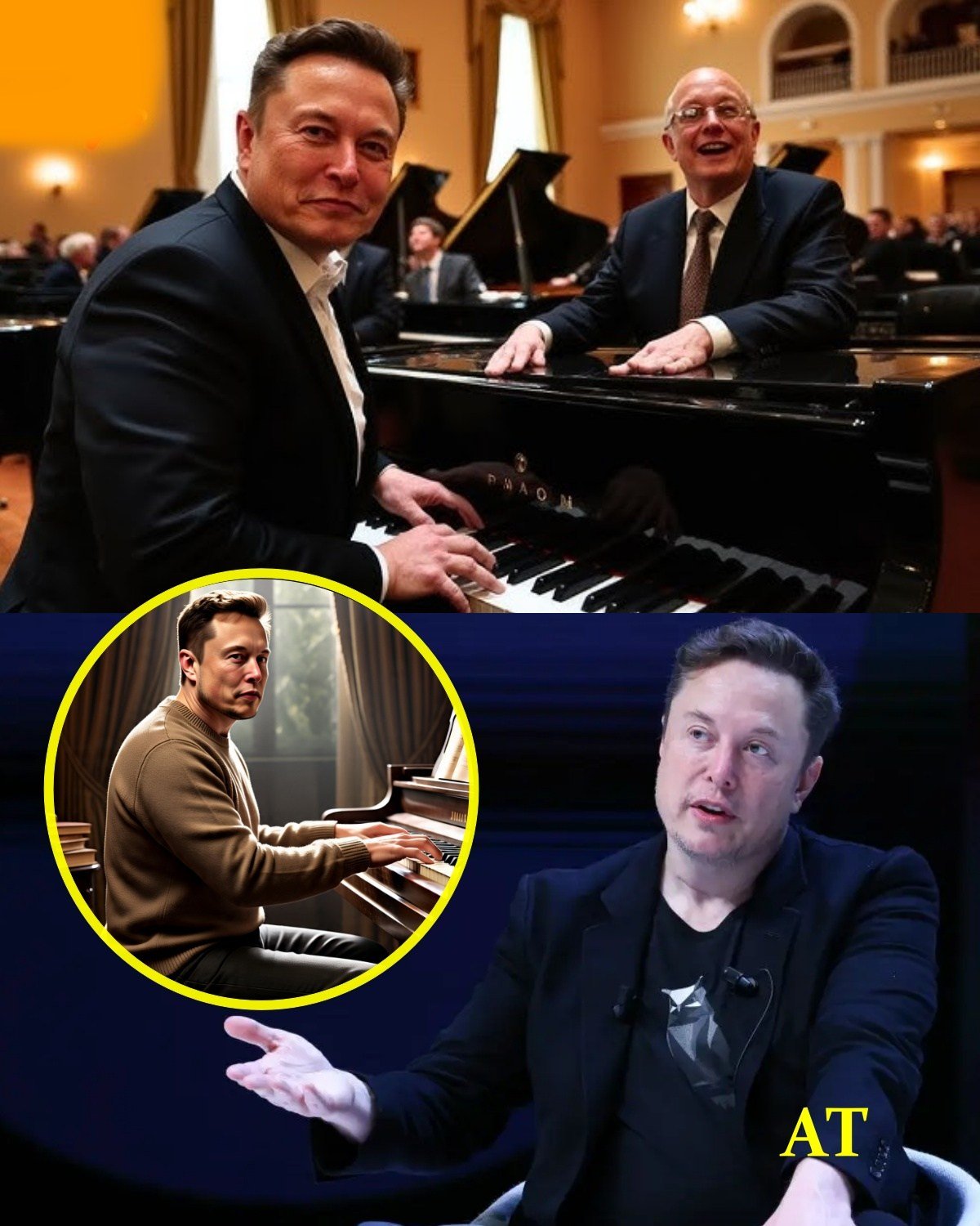 Elon Musk Mocks a Famous Pianist — Then Plays and Leaves the Whole World Speechless