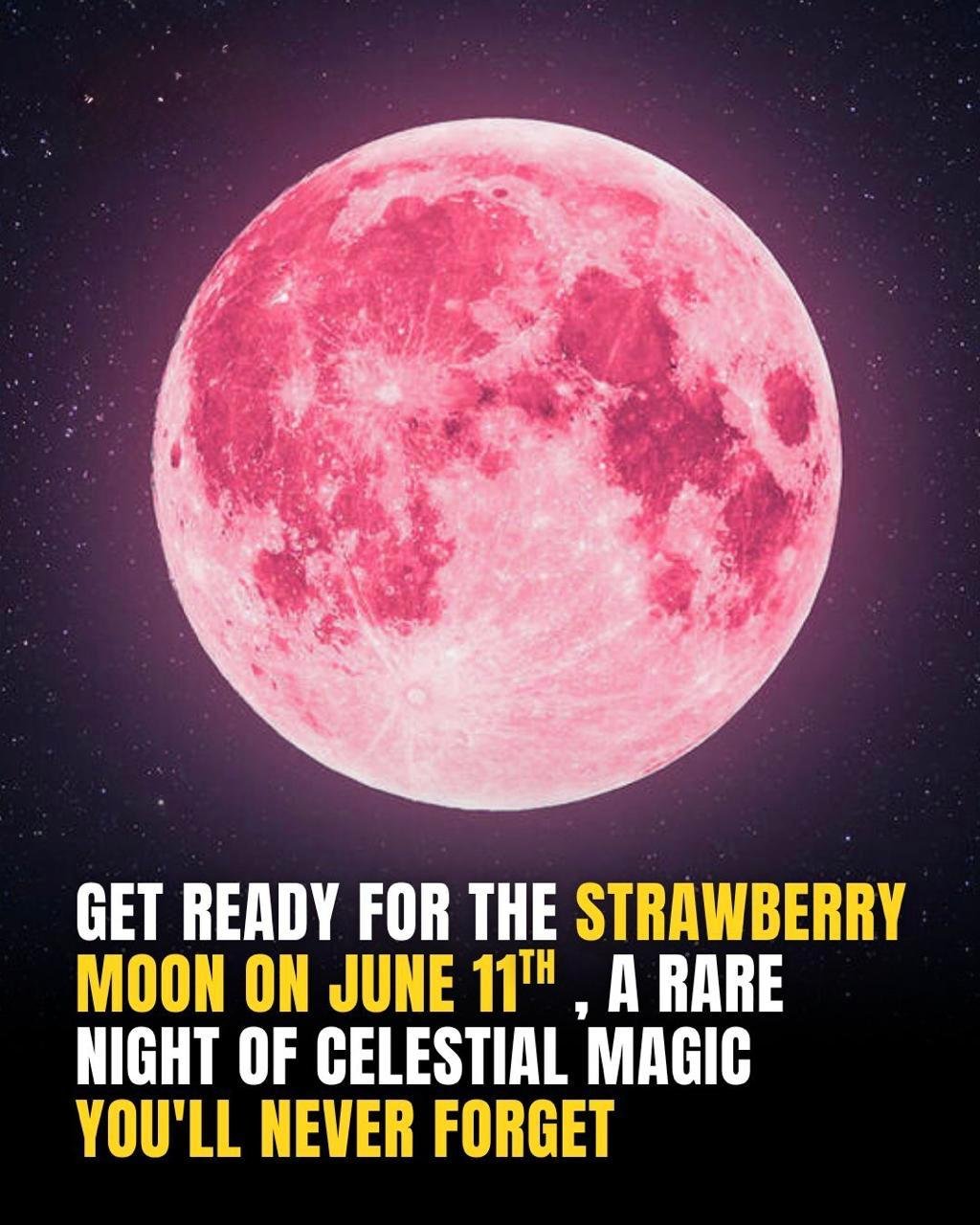 Get Ready For The Strawberry Full Moon On June 11th, A Celestial Magic You’ll Never Forget