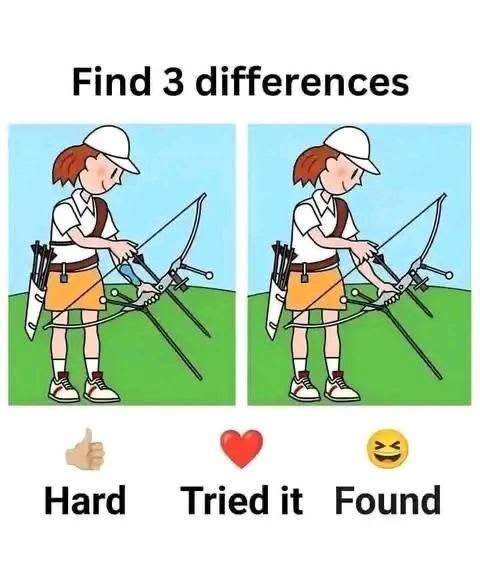 Can you find 3 differences between the lady archer images in just 15 seconds? (VIDEO)
