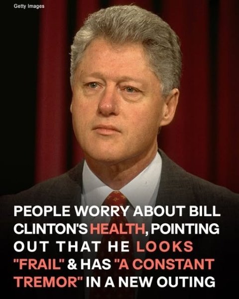 Bill Clinton’s recent appearance raises worries among the public about his health