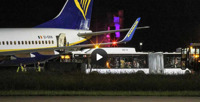 Violent turbulence hits flight in Germany, forcing emergency landing and injuring 9