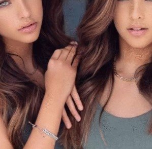 The pair of “most beautiful twins in the world” show off their 13-year-old beauty