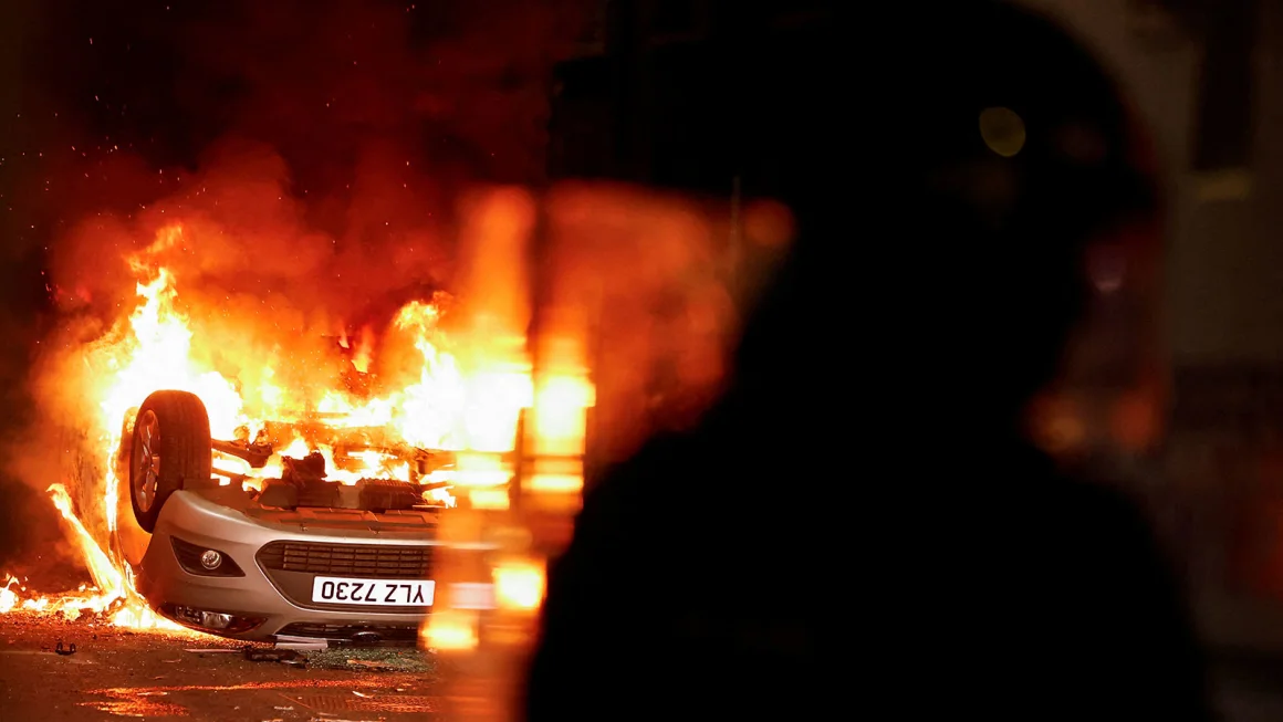 Anti-immigrant violence in Northern Ireland town